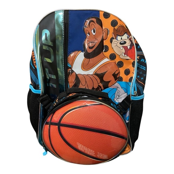 Space Jam 2 Basketball Backpack With Lunchbox - Picture 1 of 6